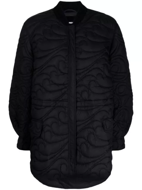 JNBY drawstring-waist quilted jacket Women 0113