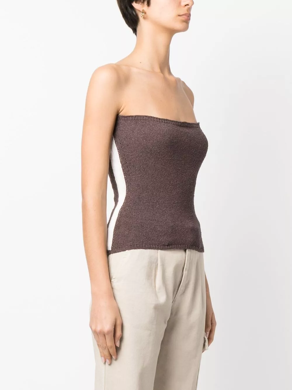 Affordable JNBY strapless knitted top Women 0115