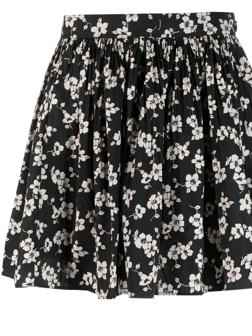 Affordable A-line floral-print miniskirt Women JNBY 0303